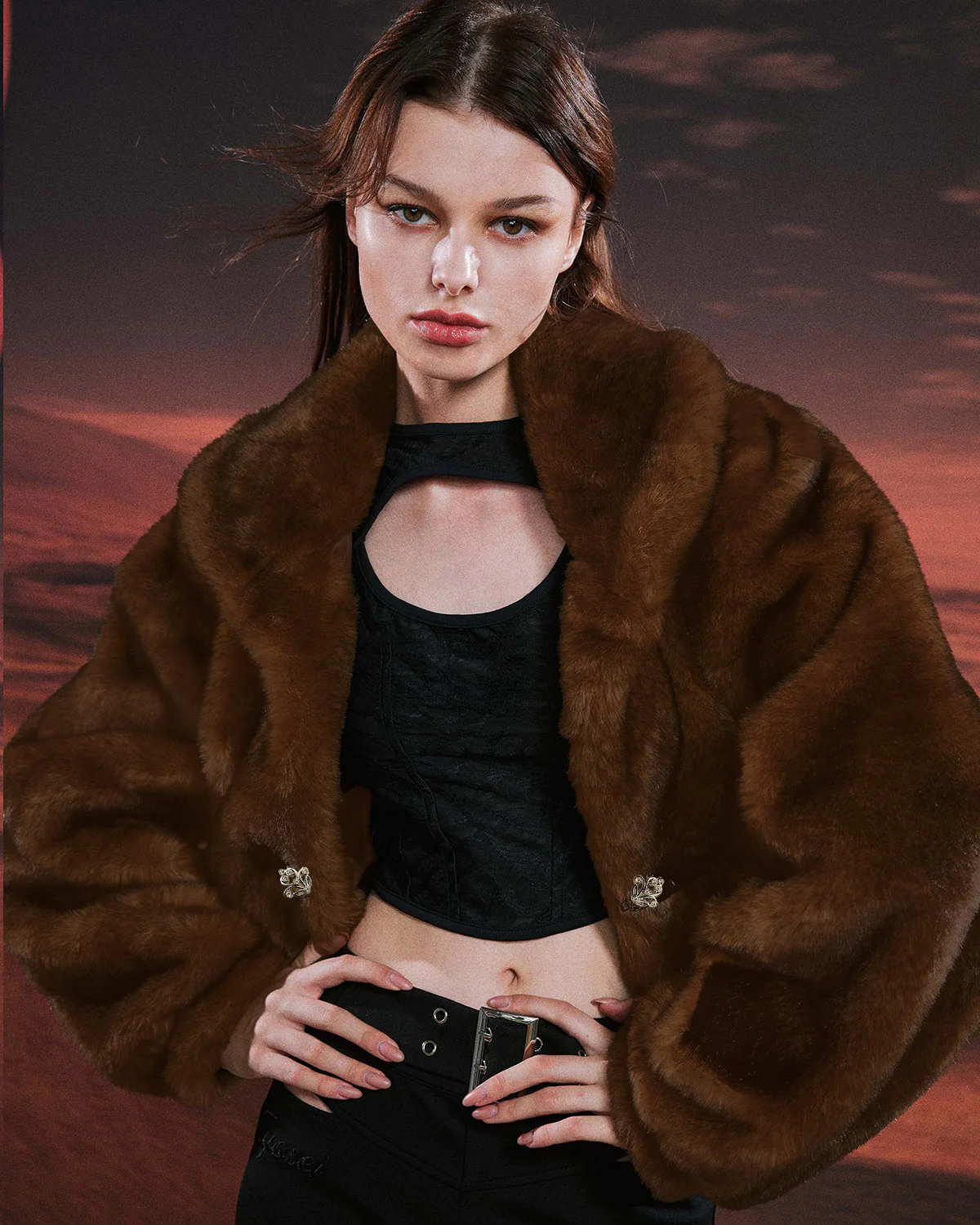 Brown Fur Jacket